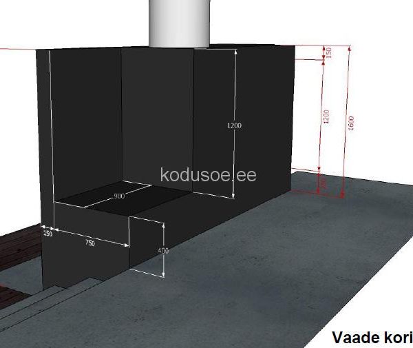 CMA lõõristikuga kamin Erliko